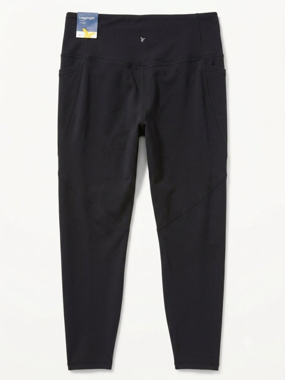 NWT Old Navy PowerSoft High Rise 7/8 Ankle Leggings Bundle XL Black & Burgundy - Picture 2 of 10